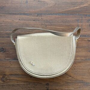 Stuart Weitzman Gold Bag Made in Spain